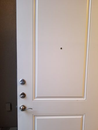 peep hole has been also installed