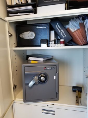 Florida Lock Doctor successfully opens the lost combo Sentry safe