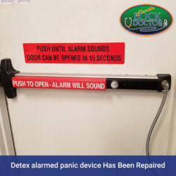 Detex-alarmed-panic-device-Has-Been-Repaired